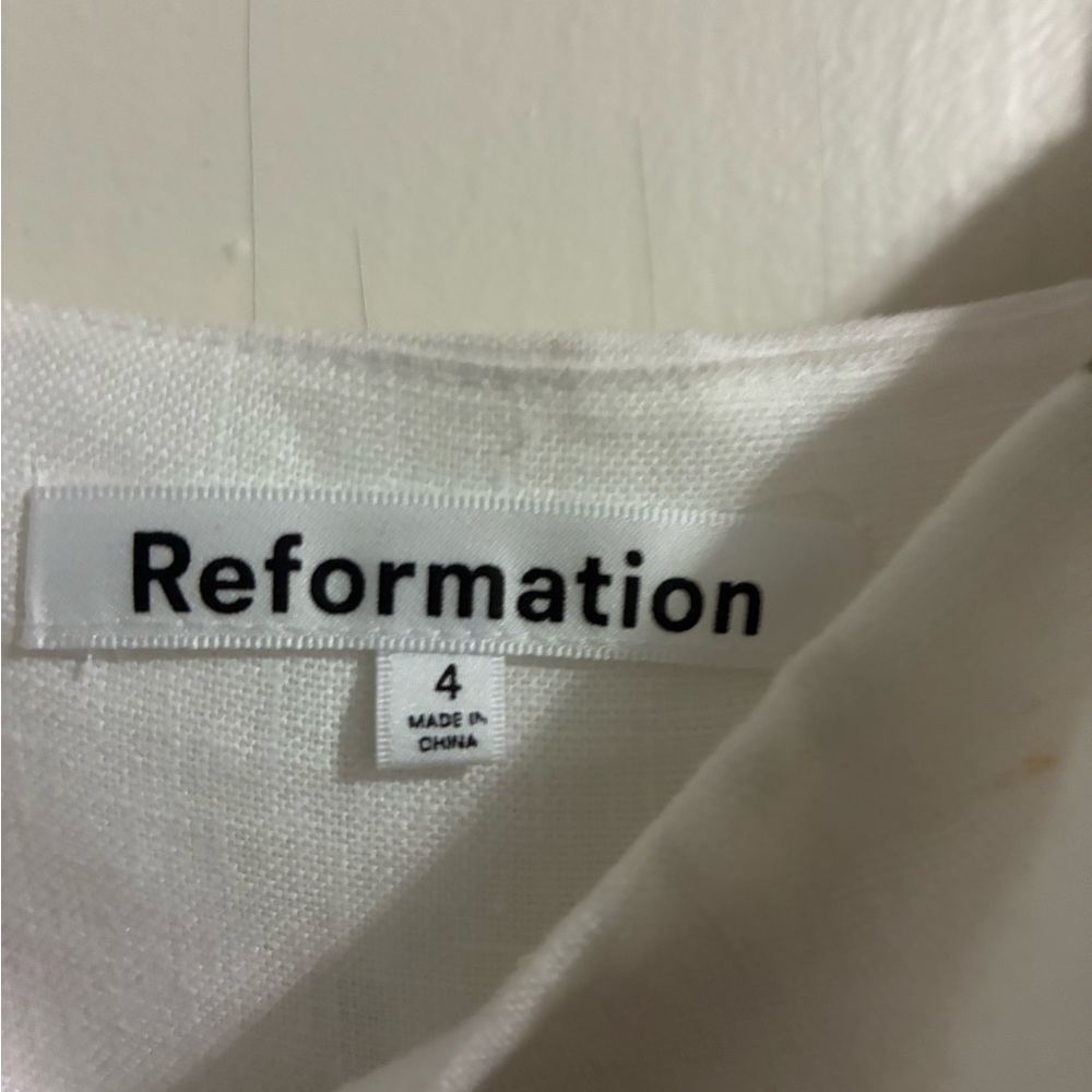 Reformation Linen Bekki dress - Picture 3 of 4